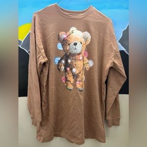 Long Sleeve Graphic Dress